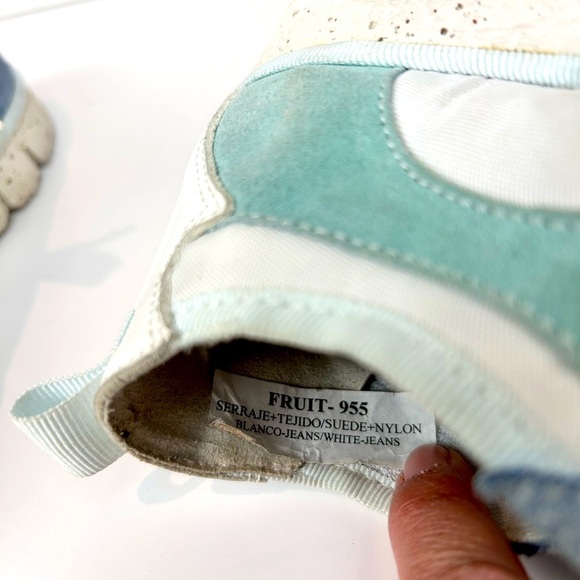 On Foot Spain 955 Sneakers, Size 6, leather & textile lace up, NEW - Picture 5 of 9